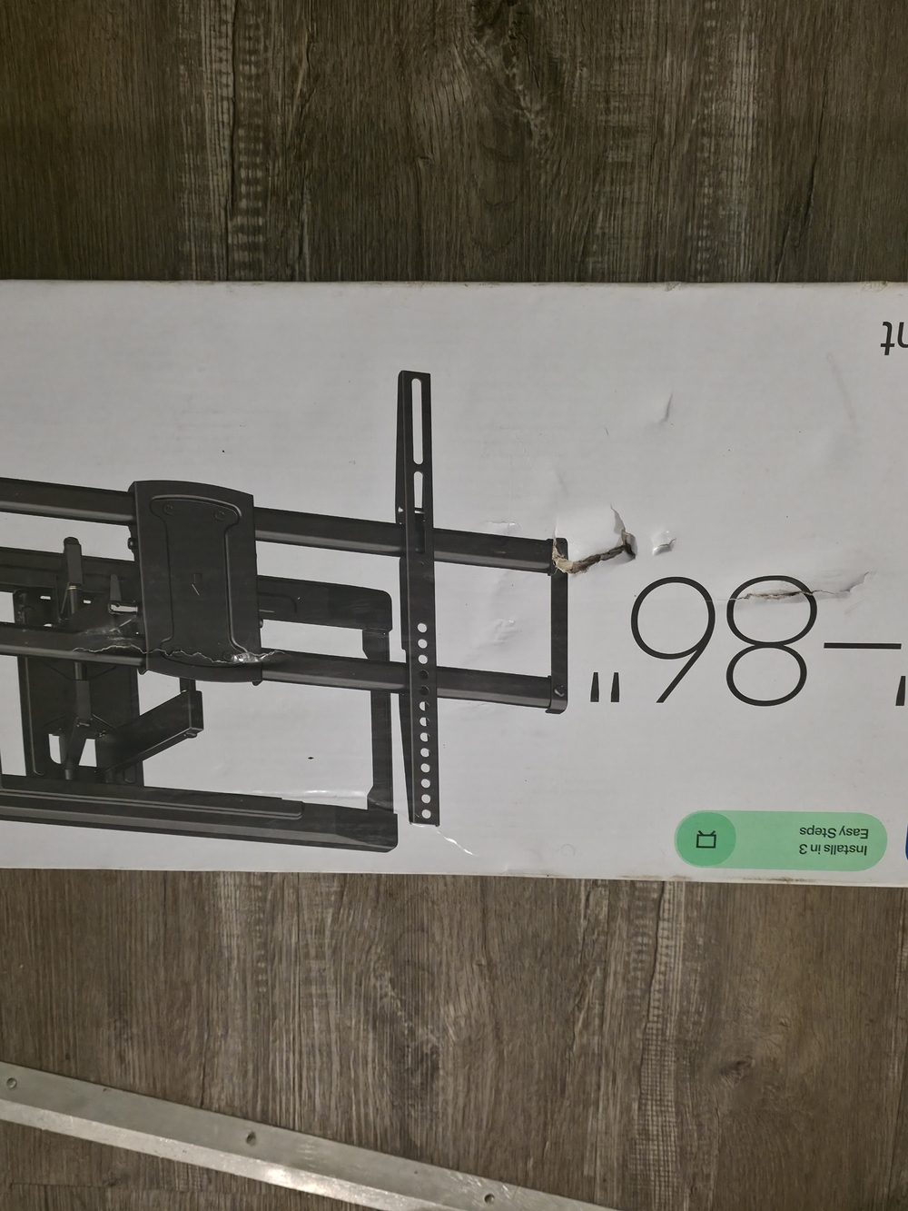 Universal Black Wall Hook Mount for Home Decor and Media
